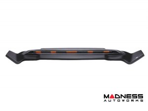 Dodge Ram 2500/ 3500 Hood Shield - AVS Aeroskin Pro - Low Profile w/ Lights - Diamond Black Crystal